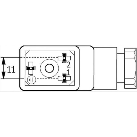 Fiche de raccord mâle MURR ELEKTRONIK 29805MSUDB10000000
