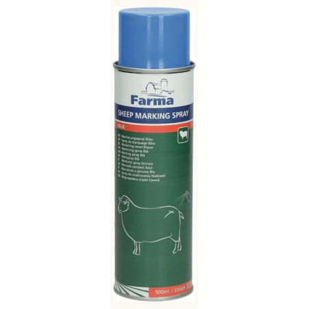 Spray de marquage des moutons bleu 500mL FARMA 303033FA