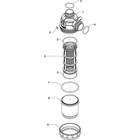 Filtre d'aspiration ARAG 31220D3