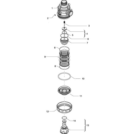 Filtre d'aspiration ARAG 3132453