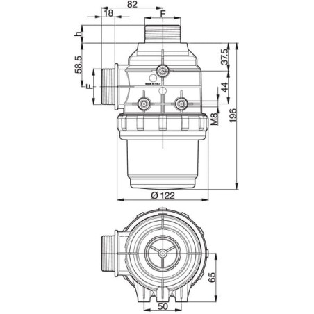 Filtre d'aspiration ARAG 3142163