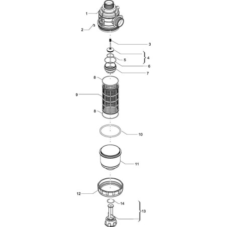 Filtre d'aspiration ARAG 3142553