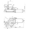 Moteur d'essuie-glace DOGA 31658652BI0