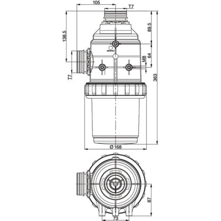 Filtre d'aspiration ARAG 31720F3