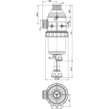Filtre d'aspiration ARAG 31724F3
