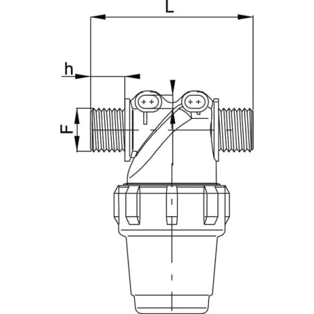 Filtre de pression ARAG 323024
