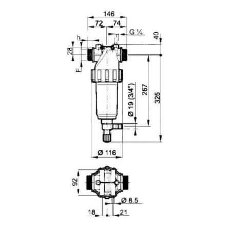 Filtre de pression ARAG 32621635