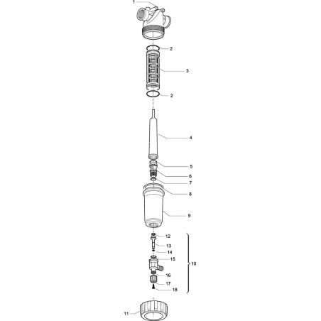 Filtre de pression ARAG 3282153