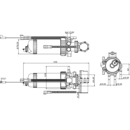 Pompe à carburant UNIVERSEL 333C3351KR