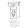 Filtre de pression ARAG 3452013910