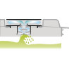 Couvercle de réservoir 355mm ARAG 3510040AV