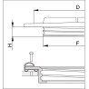 Couvercle de réservoir 620 mm ARAG 3510080