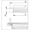 Couvercle de réservoir 455mm ARAG 3510160