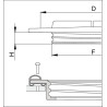 Couvercle de réservoir 455mm ARAG 3514160