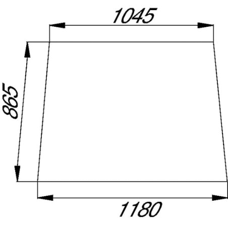 Pare-brise UNIVERSEL 3582160M2N
