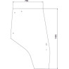 Vitre de porte droite UNIVERSEL 3825690M1N
