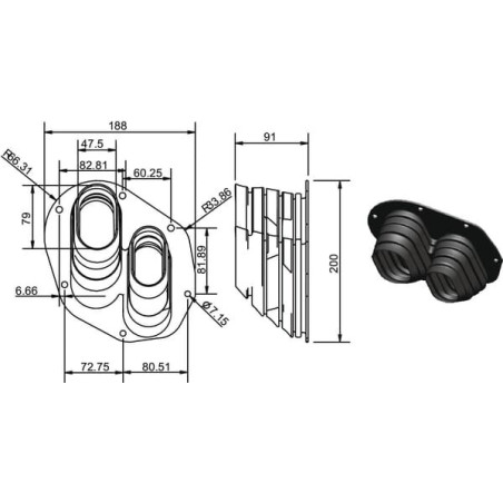 Soufflet UNIVERSEL 389915KR