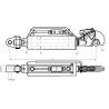 Barre de poussée hydraulique CBM 3PHGCA2VS