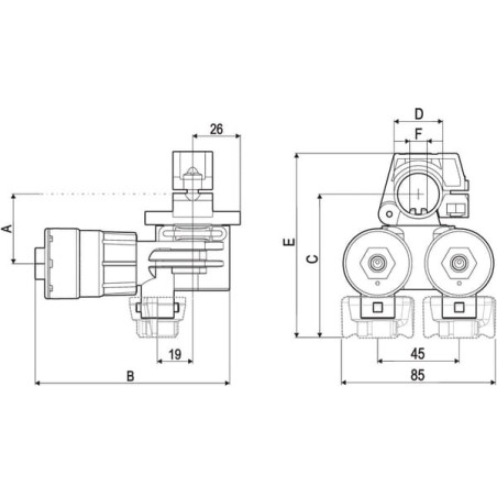 Porte-buse ARAG 4063F440