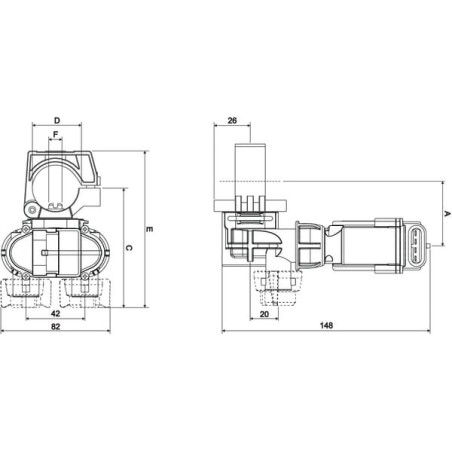Porte-buse ARAG 4063T450
