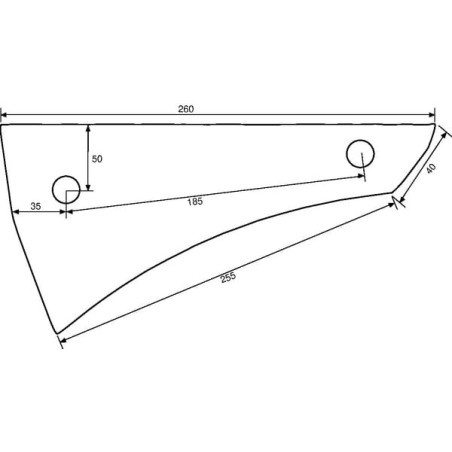 Étrave de charrue ÖVERUM 41659459609