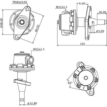 Pompe à carburant UNIVERSEL 4175667N