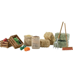 Cageots et sacs de grains miniature SCHLEICH 42105SCH