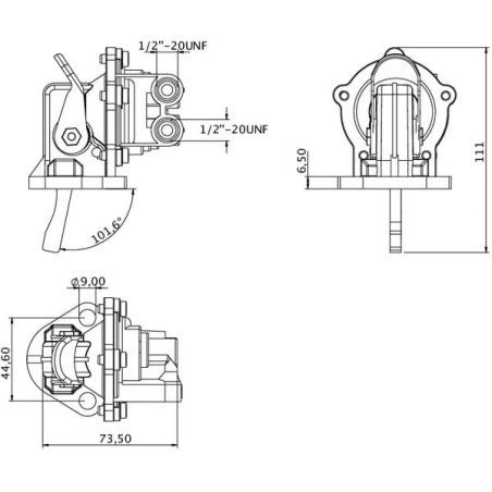 Pompe à carburant UNIVERSEL 4222174M91KR