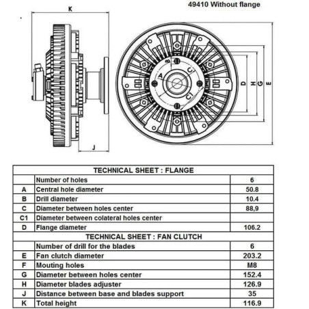 Embrayage ALPINA 4281538M1N