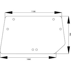 Lunette arrière UNIVERSEL 4358486N