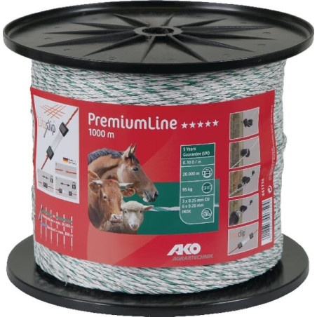 Fil clôture 1000m AKO 441738