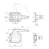 Vanne à bille ARAG 453007A88