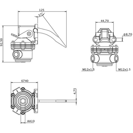Pompe à carburant UNIVERSEL 4757884KR