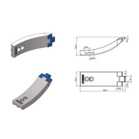 Pointe de cultvateur UNIVERSEL 498383CN