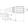 Raccord GATES 4G4FFORX90S