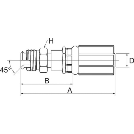 Raccord GATES 4G4MIX