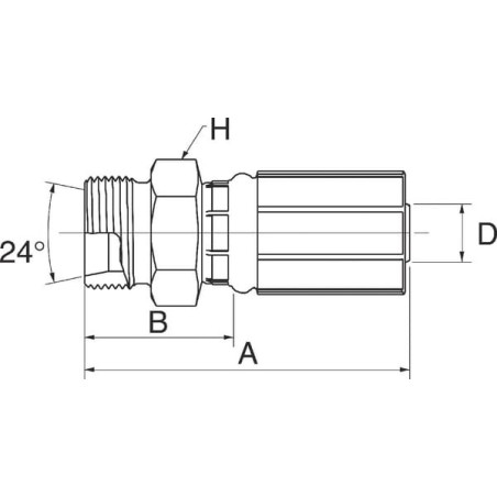 Raccord GATES 4G8MDH