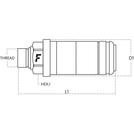 Coupleur FASTER 4SRPV0812NFH