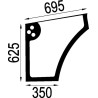 Vitre de porte UNIVERSEL 5089551N
