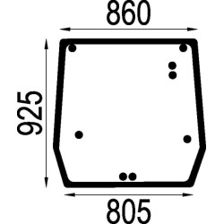 Lunette arrière UNIVERSEL 5089562N