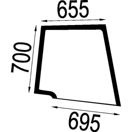 Vitre de porte UNIVERSEL 5092898N