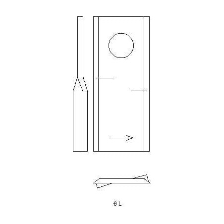 Couteau de faucheuse KUHN 56451200