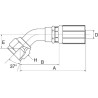 Raccord GATES 5G6FJX45