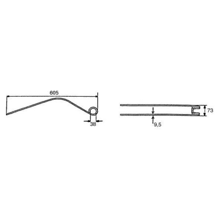 Dent d'andaineur UNIVERSEL 600041KR