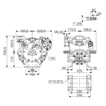 Pompe à membrane COMET 60940019