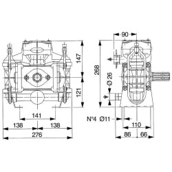 Pompe à pistons COMET 6101100200