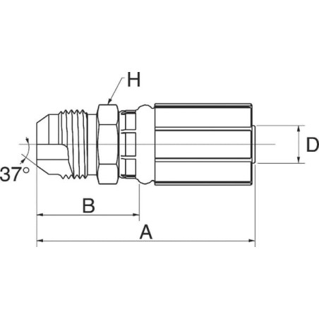 Raccord GATES 6G8MJ