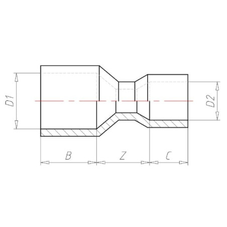 Manchon réducteur 110x90mm VDL 7110090