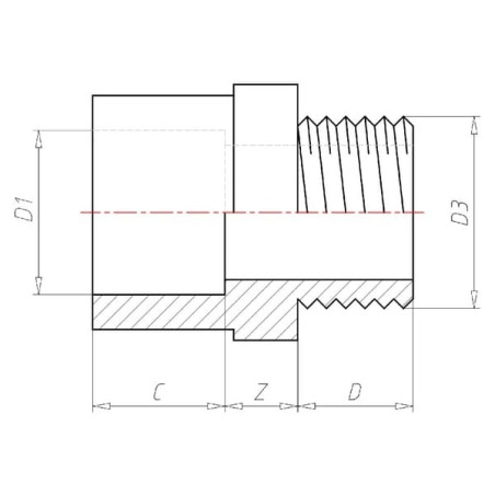 Raccord adaptateur VDL 74032160