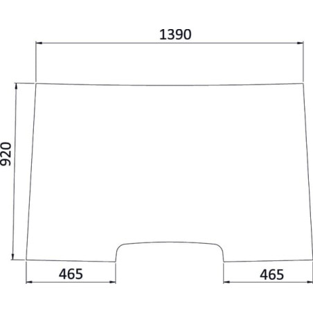 Vitre avant UNIVERSEL 7700035820N